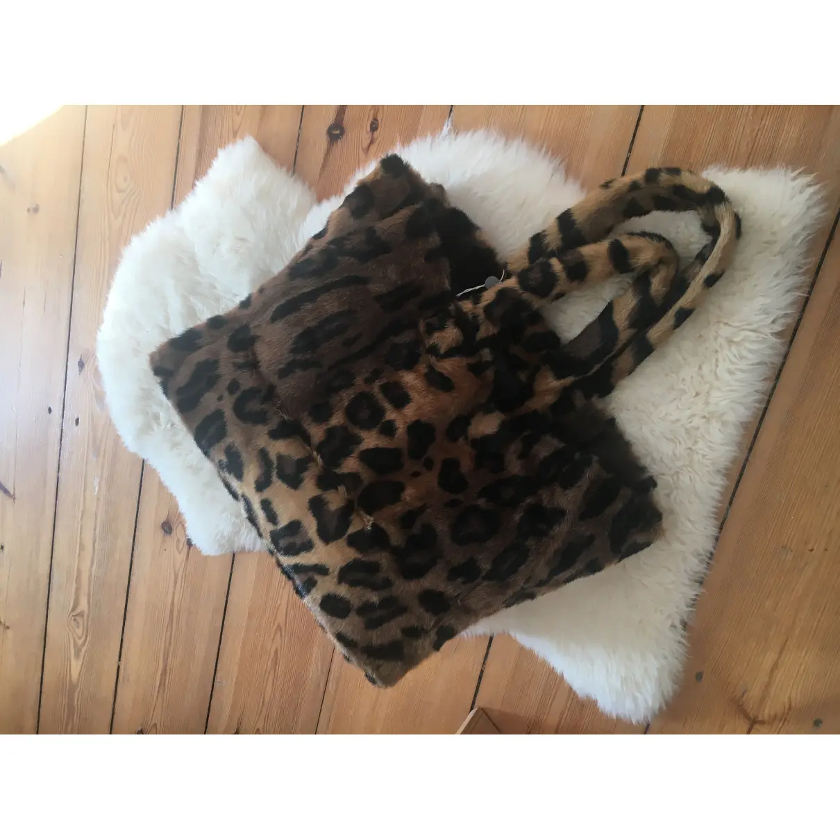 Buy Stand studio Faux fur handbag online