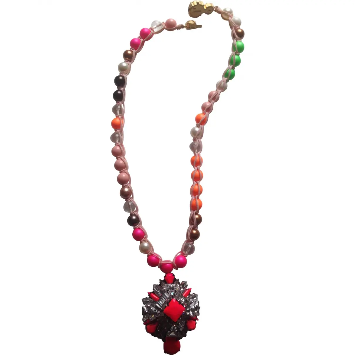 Multicolour Glass Necklace Shourouk