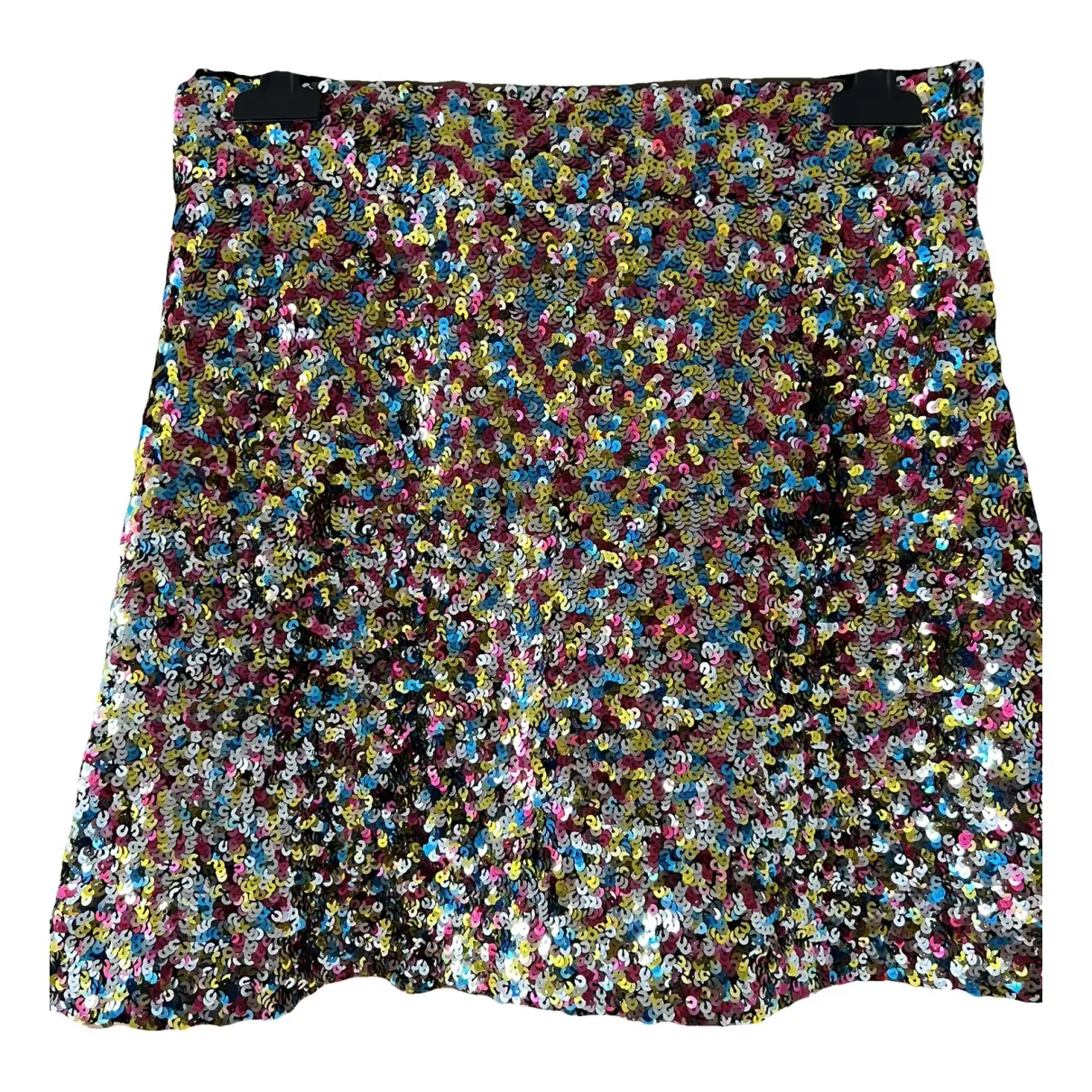 Glitter mini skirt