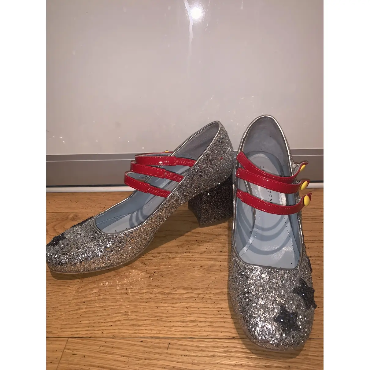 Chiara Ferragni Glitter heels for sale