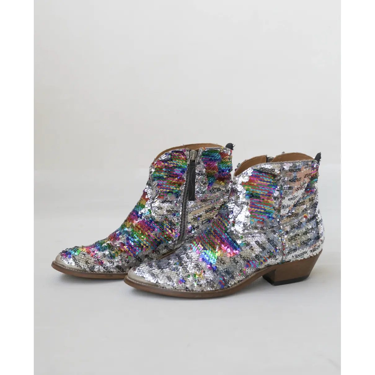 Buy Golden Goose Glitter western boots online