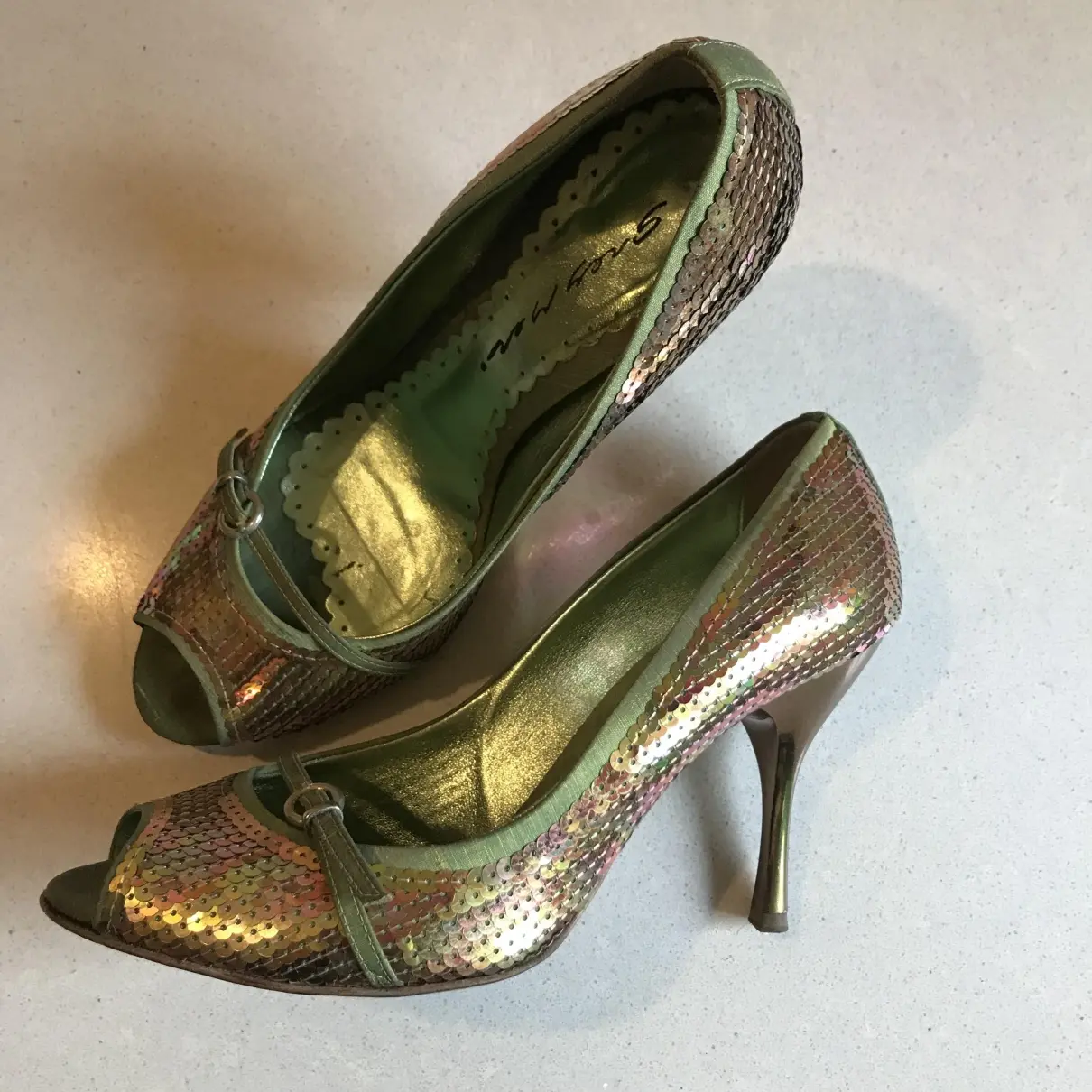 Buy Greymer Glitter heels online