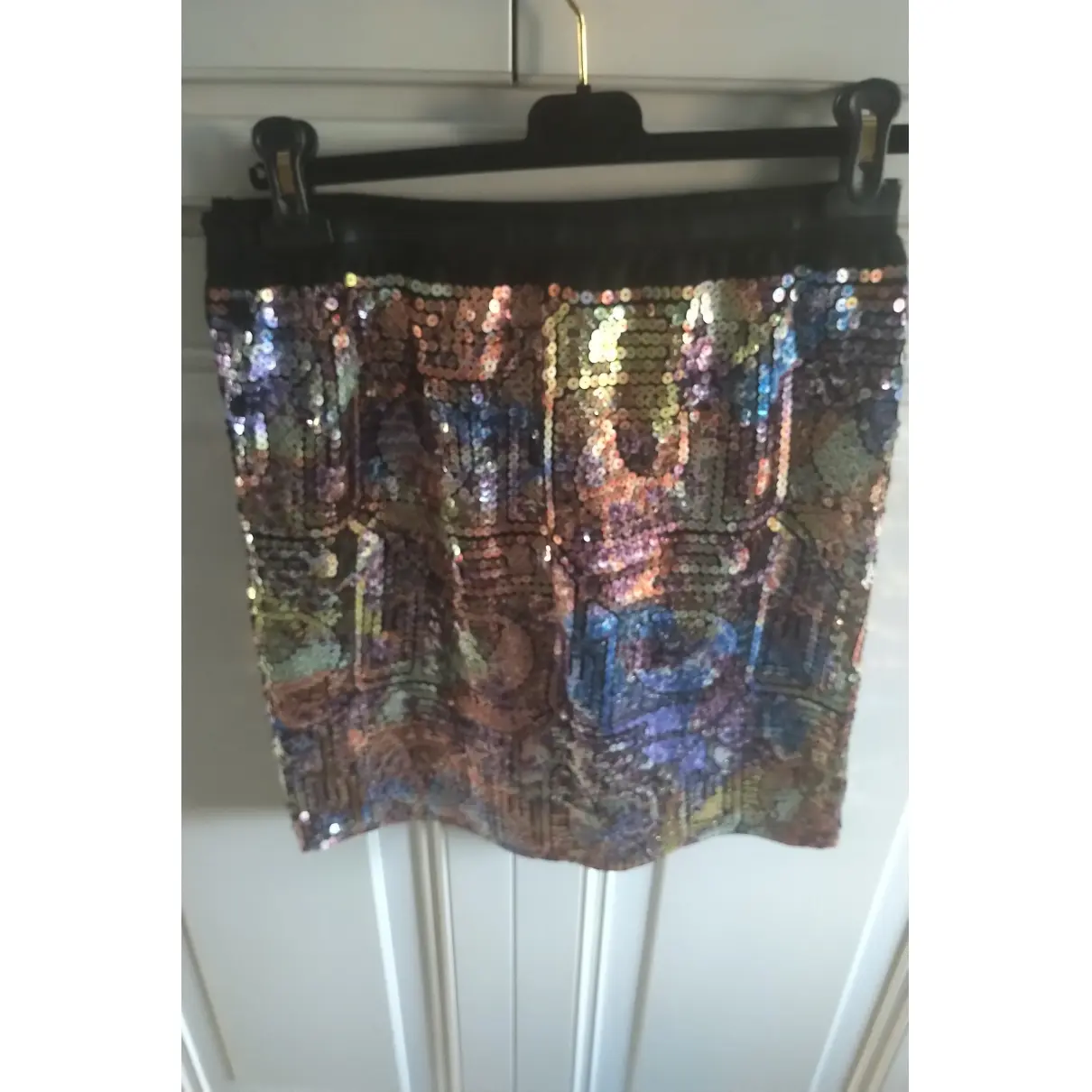 Buy Lida Baday Glitter mini skirt online
