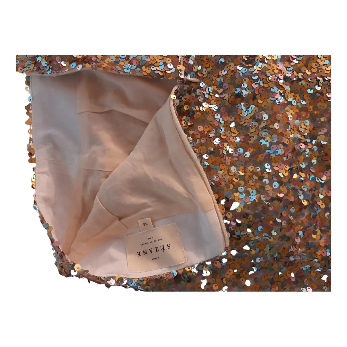 Buy Sézane Glitter mini skirt online