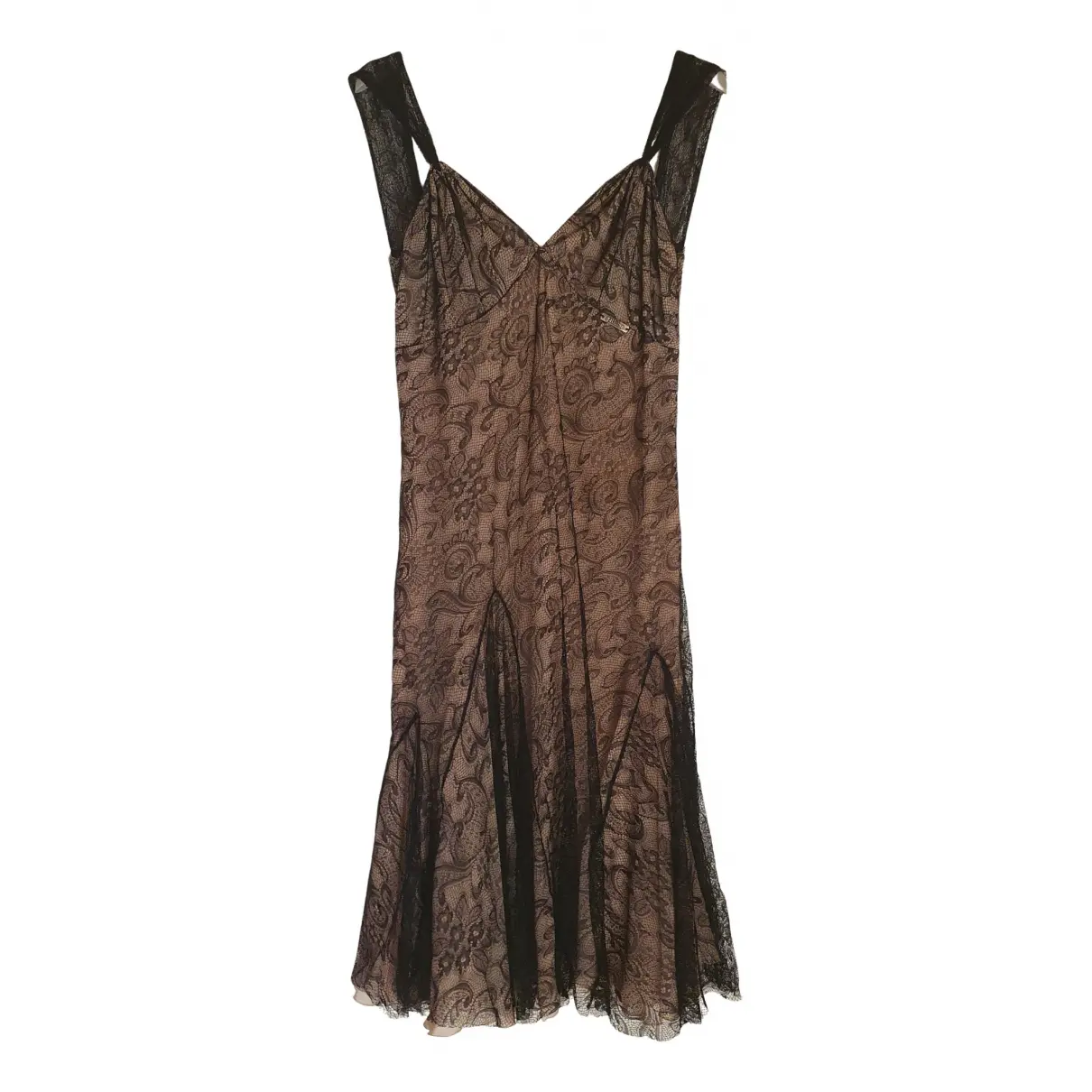 Lace mid-length dress Galliano