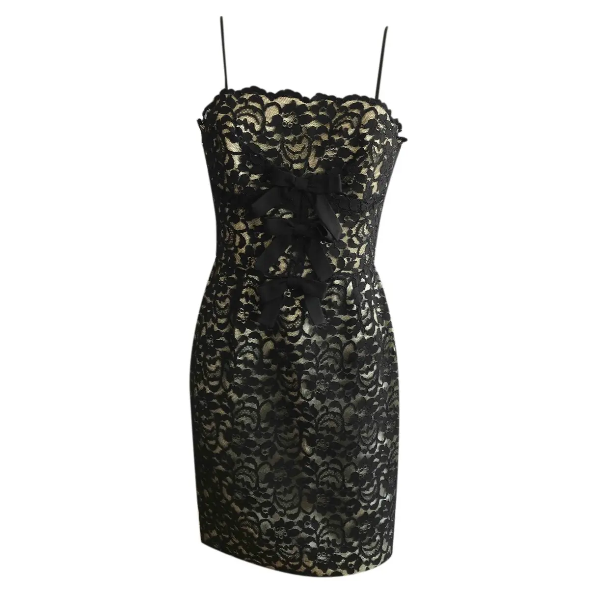 Lace mid-length dress Moschino Cheap And Chic - Vintage