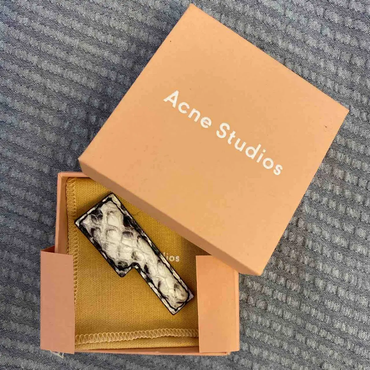 Buy Acne Studios Leather earrings online