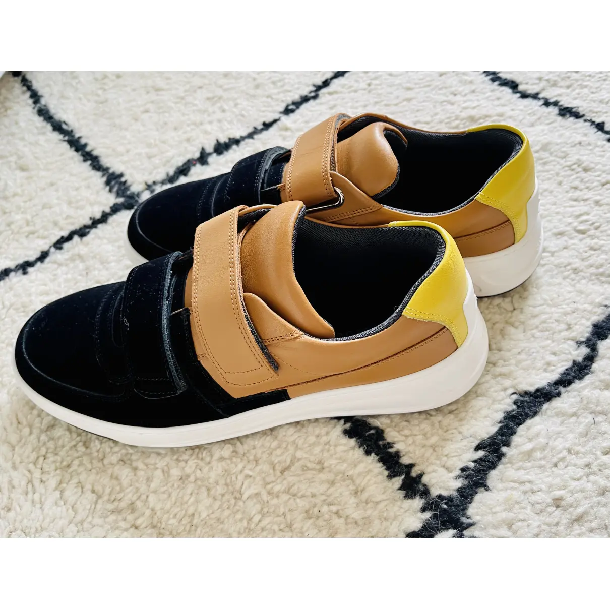 Leather low trainers Acne Studios