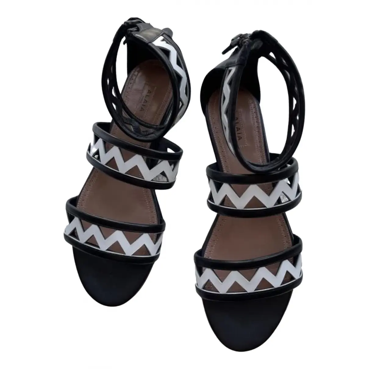 Leather sandal Alaïa