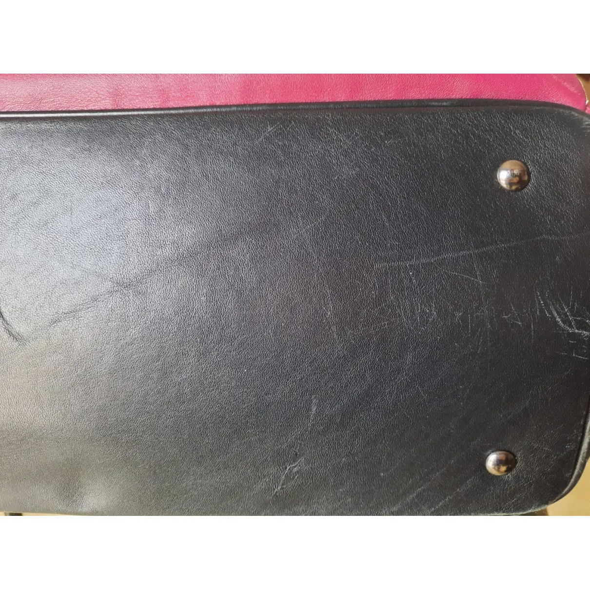 Leather handbag ANGELO MARANI
