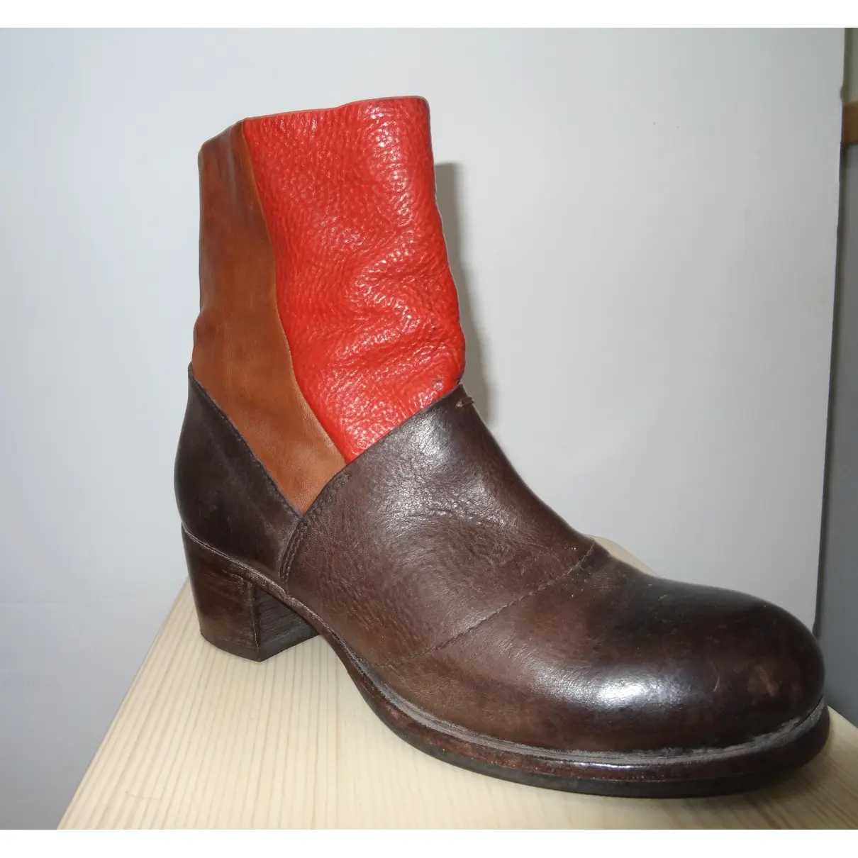 Moma Leather ankle boots for sale