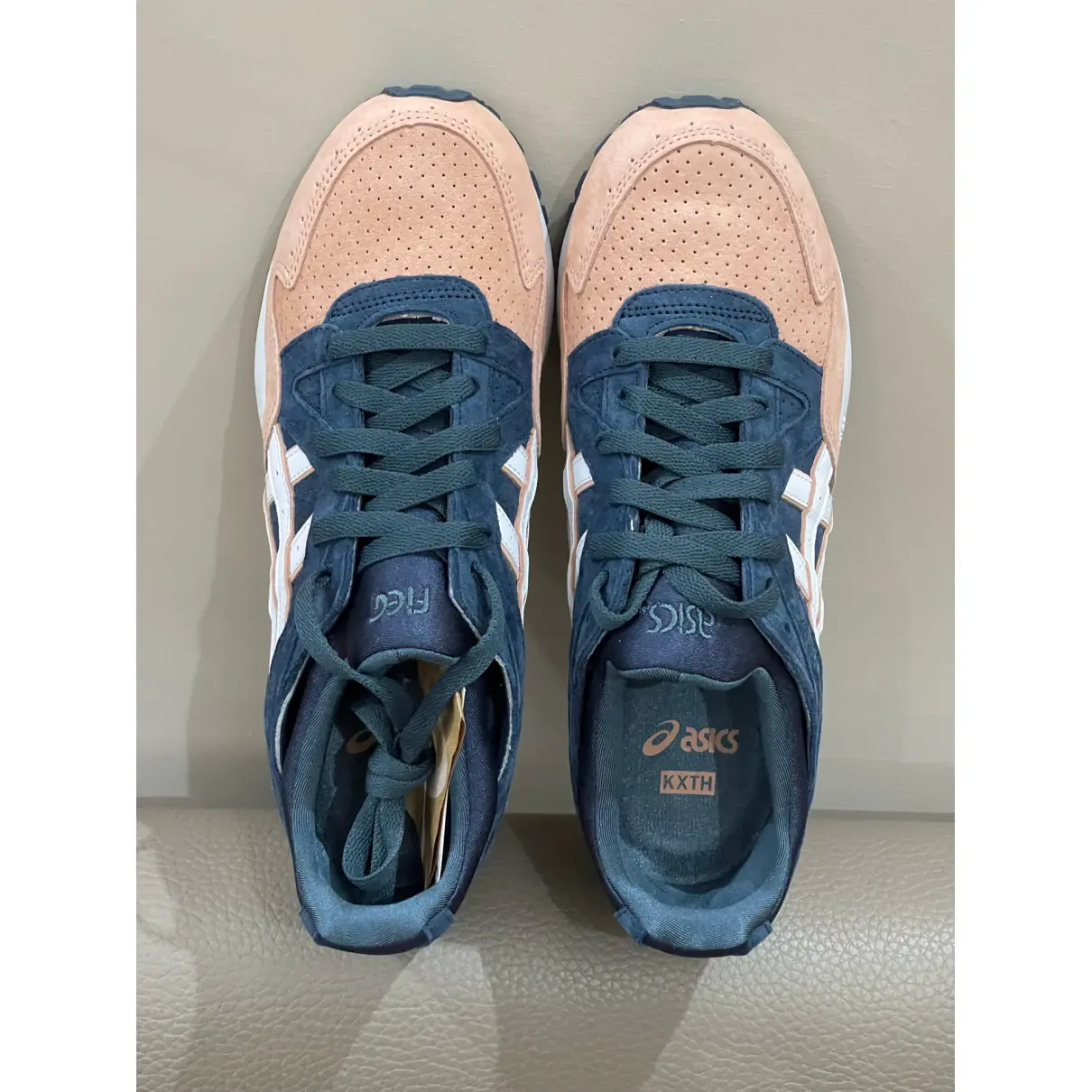 Buy Asics Leather low trainers online