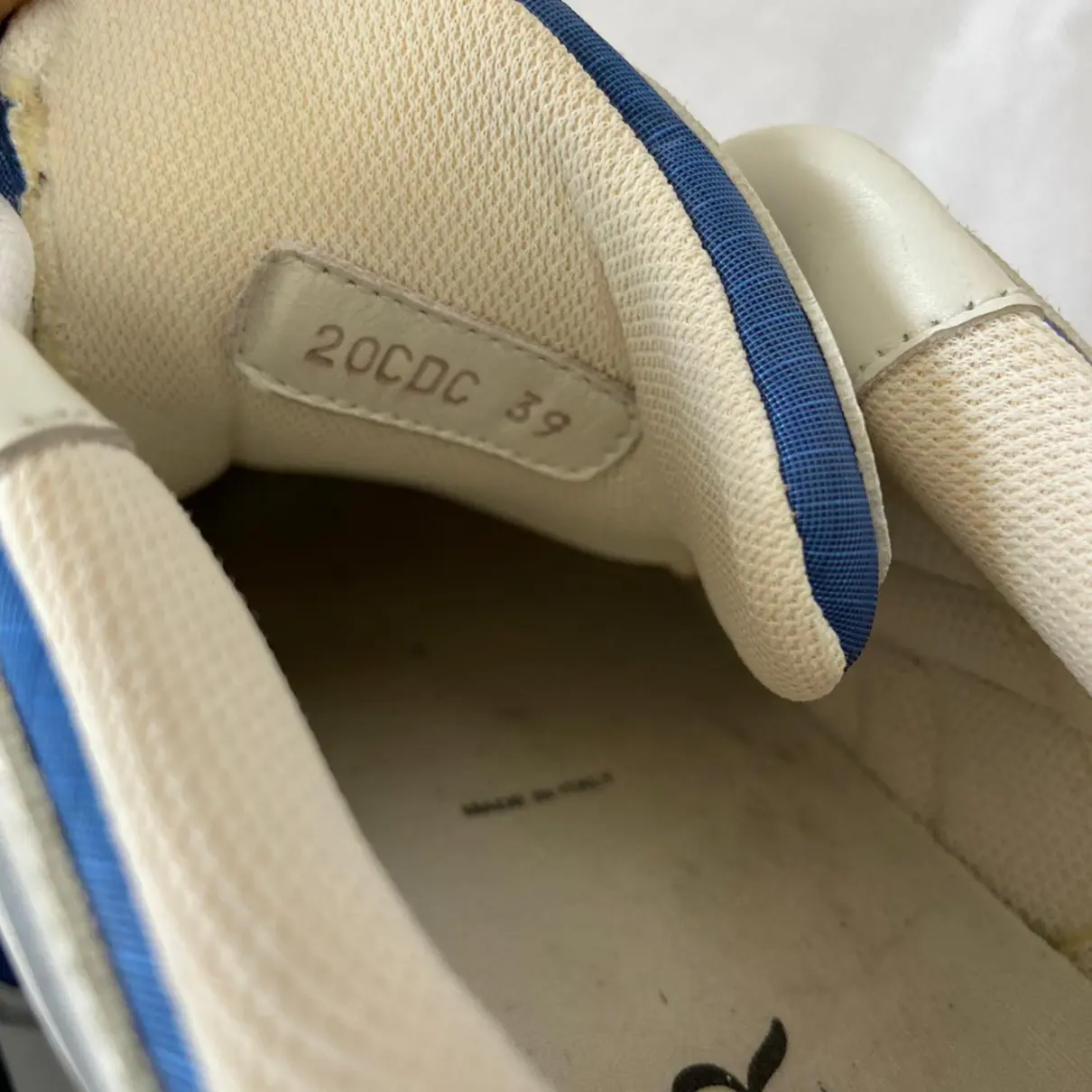 B24 leather trainers Dior