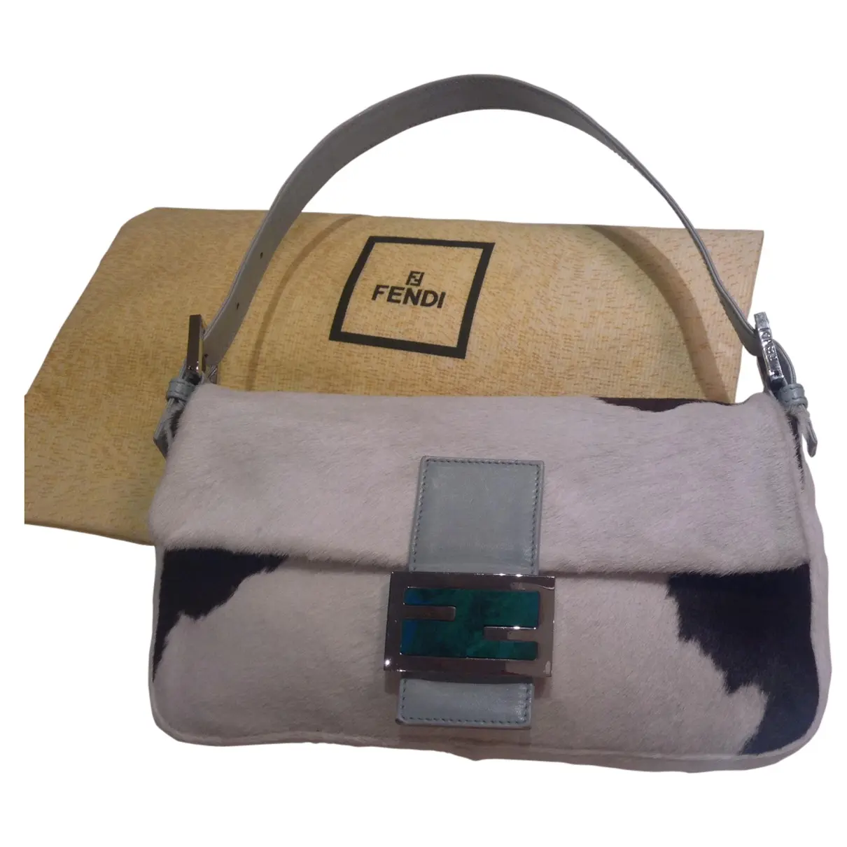 Baguette leather handbag Fendi