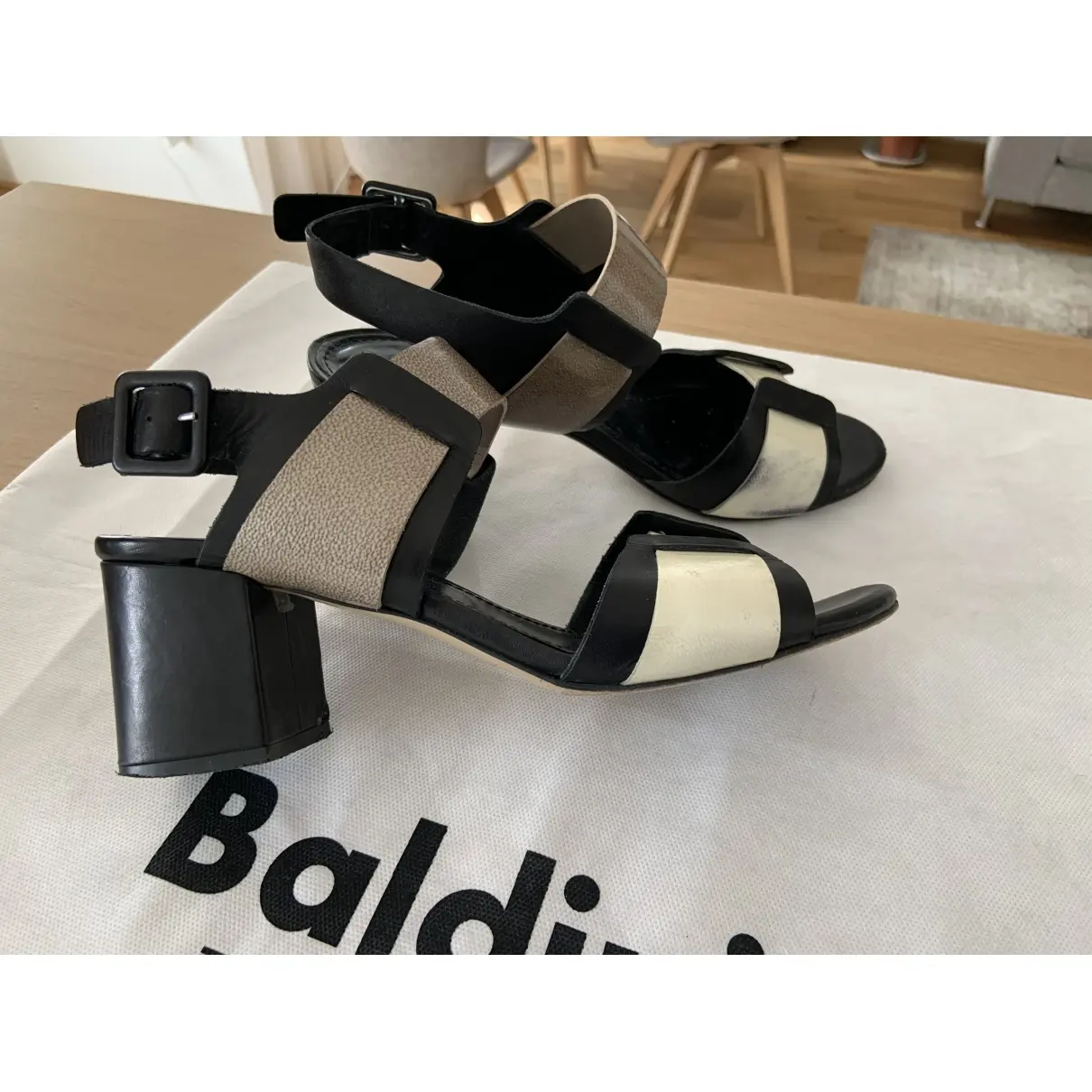Leather sandals Baldinini