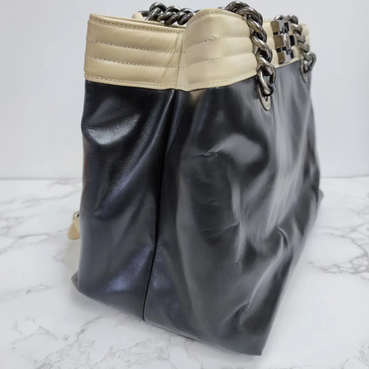 Buy Chanel Boy Tote leather handbag online - Vintage