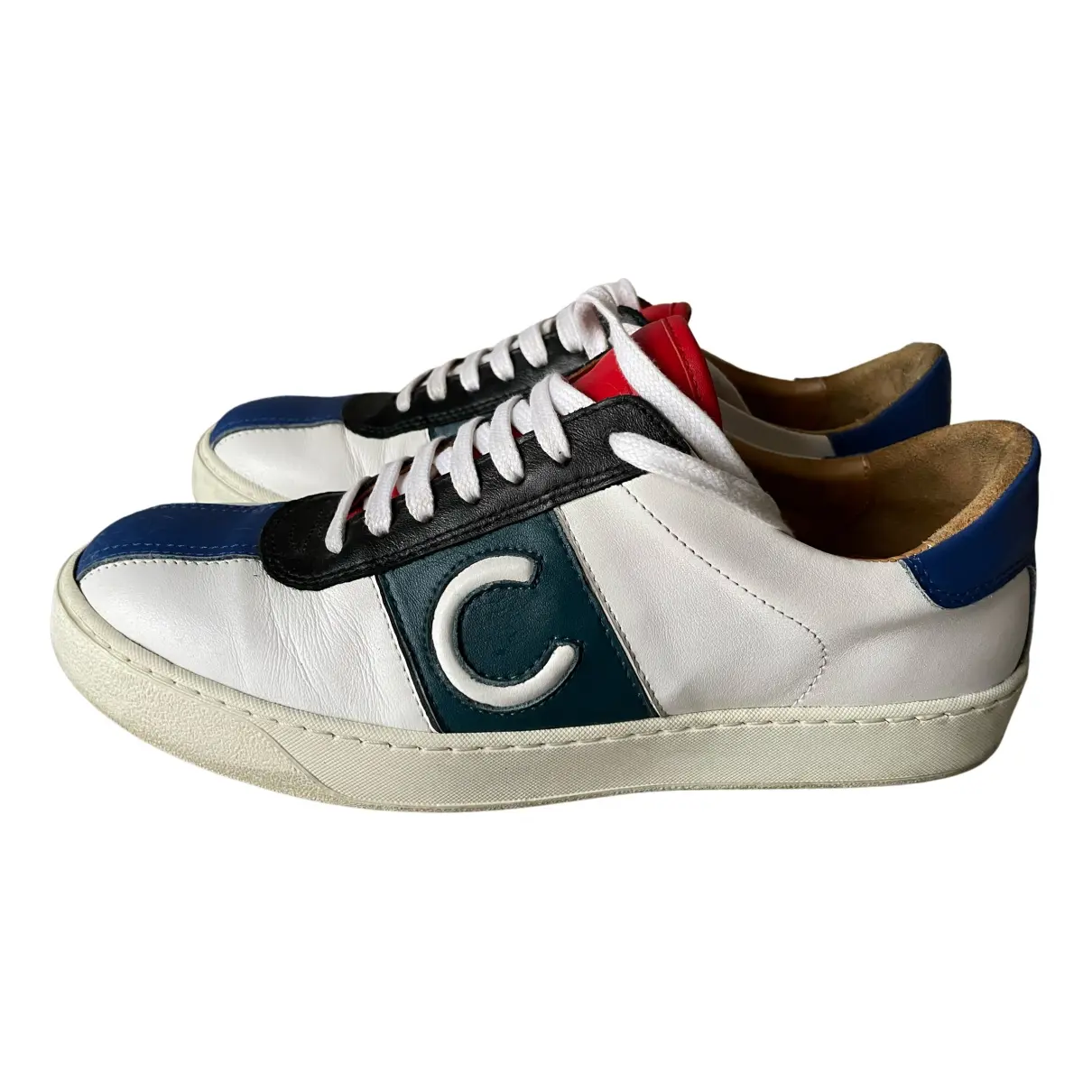 Leather low trainers Carven