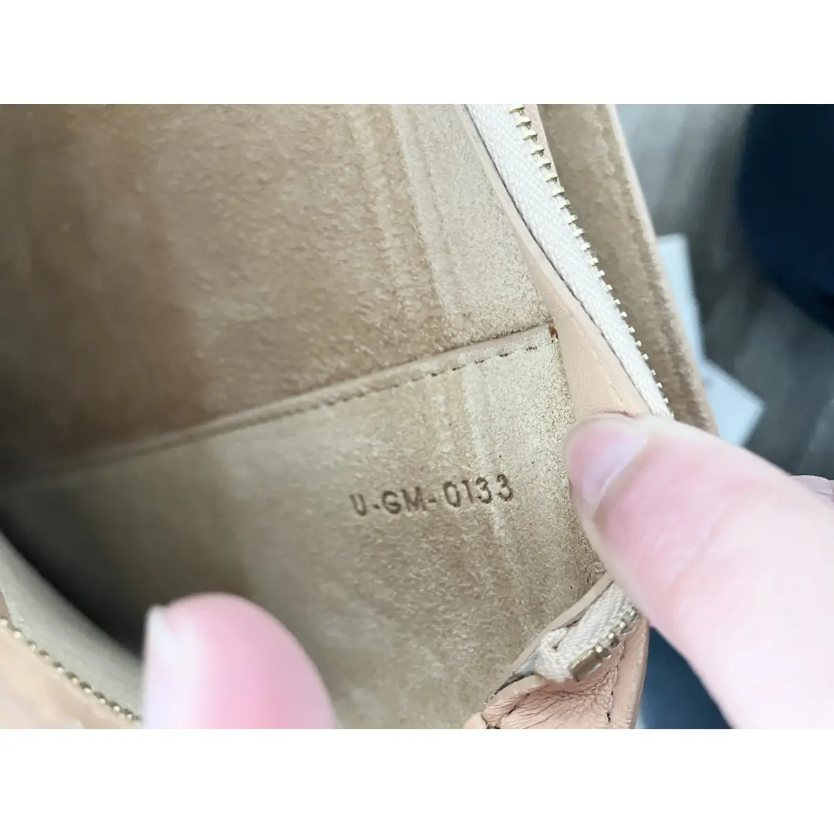 Leather clutch bag Celine