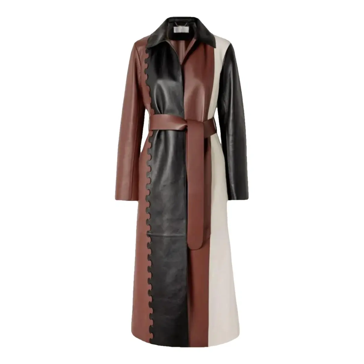 Leather coat Chloé