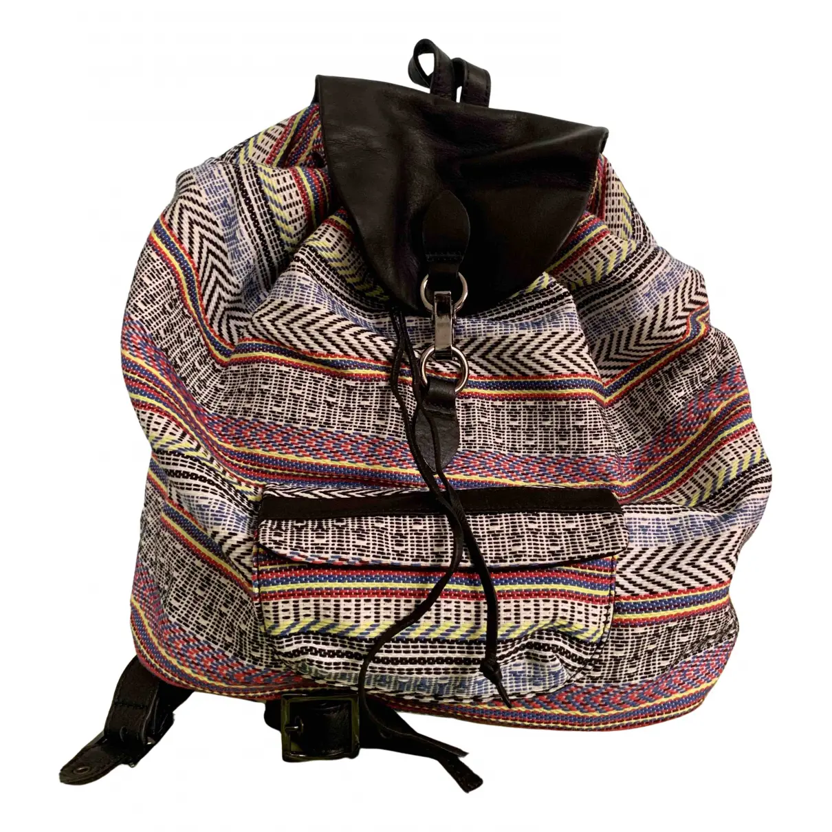 Leather backpack Comptoir Des Cotonniers