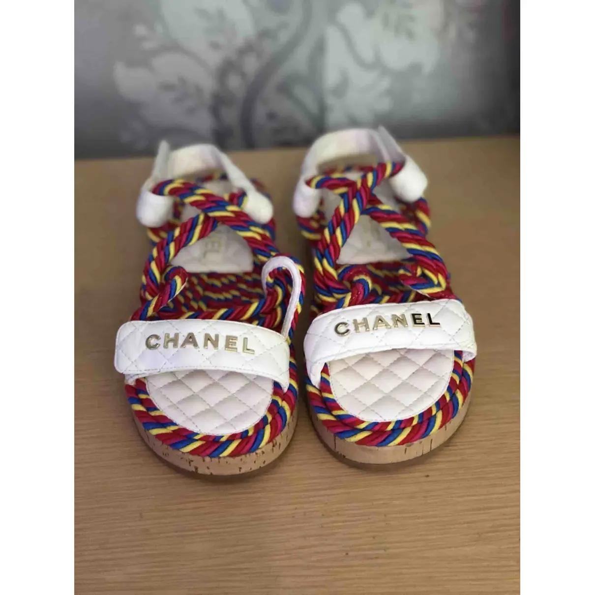 Dad Sandals leather sandals Chanel