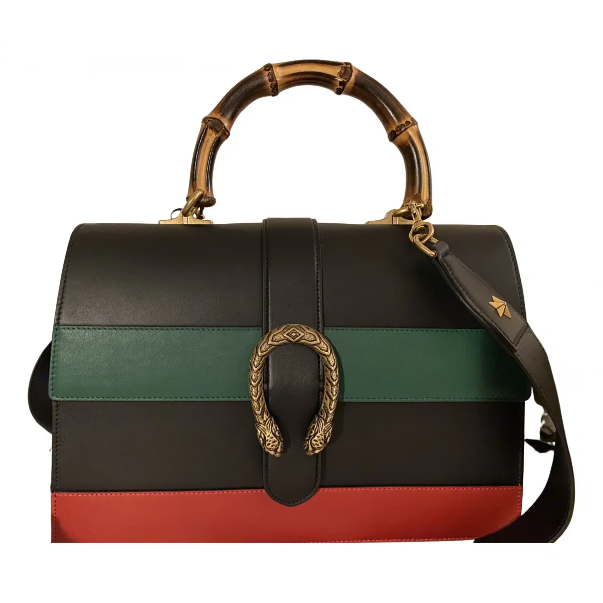 Dionysus Bamboo leather handbag Gucci