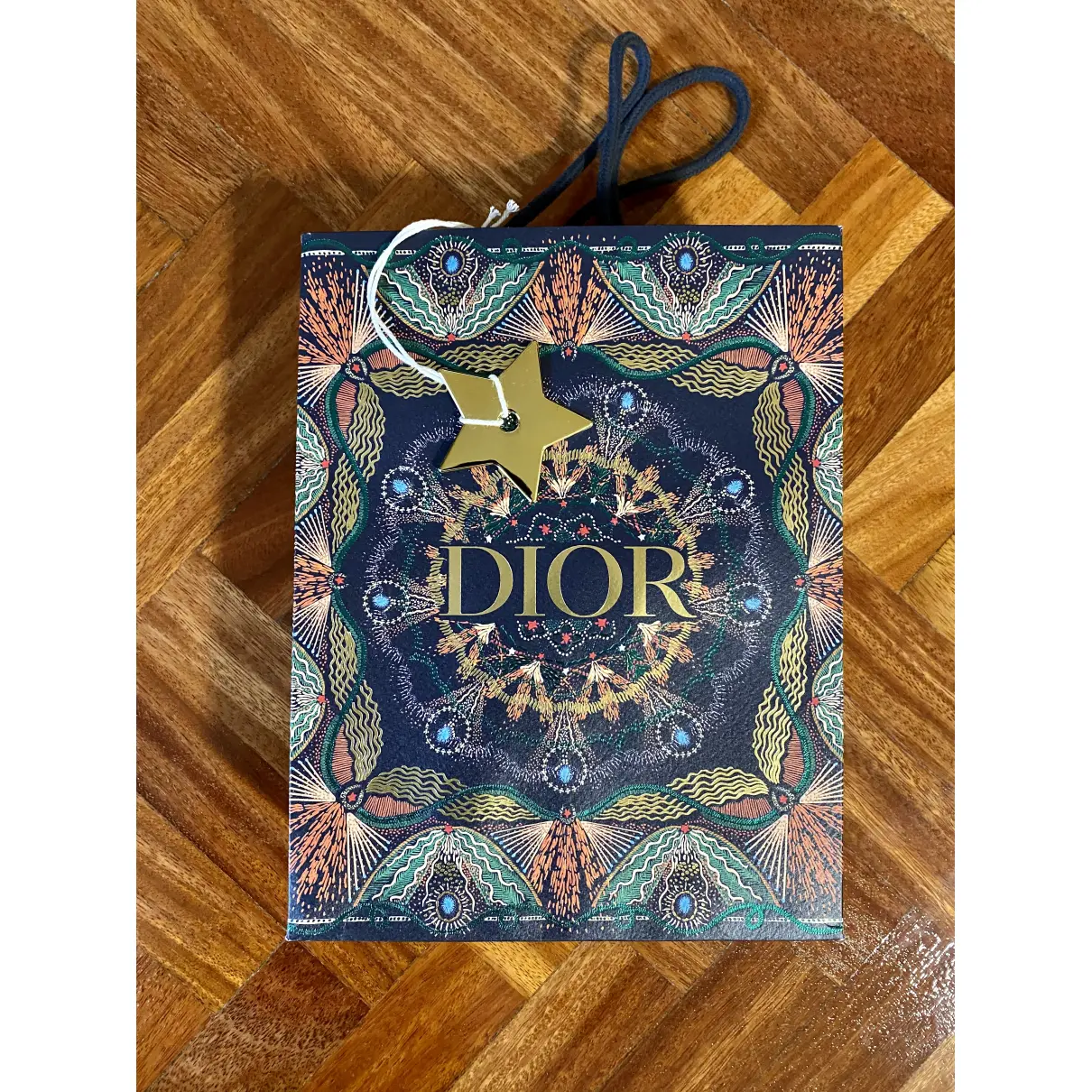 Leather card wallet Dior