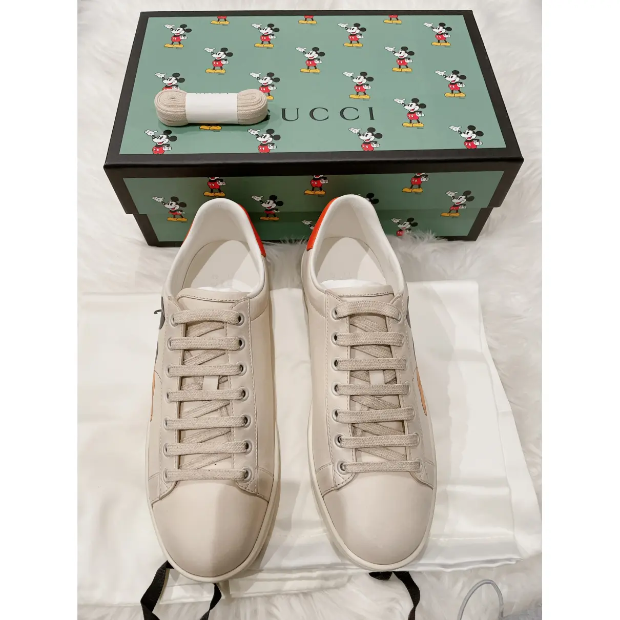 Buy Disney x Gucci Leather low trainers online