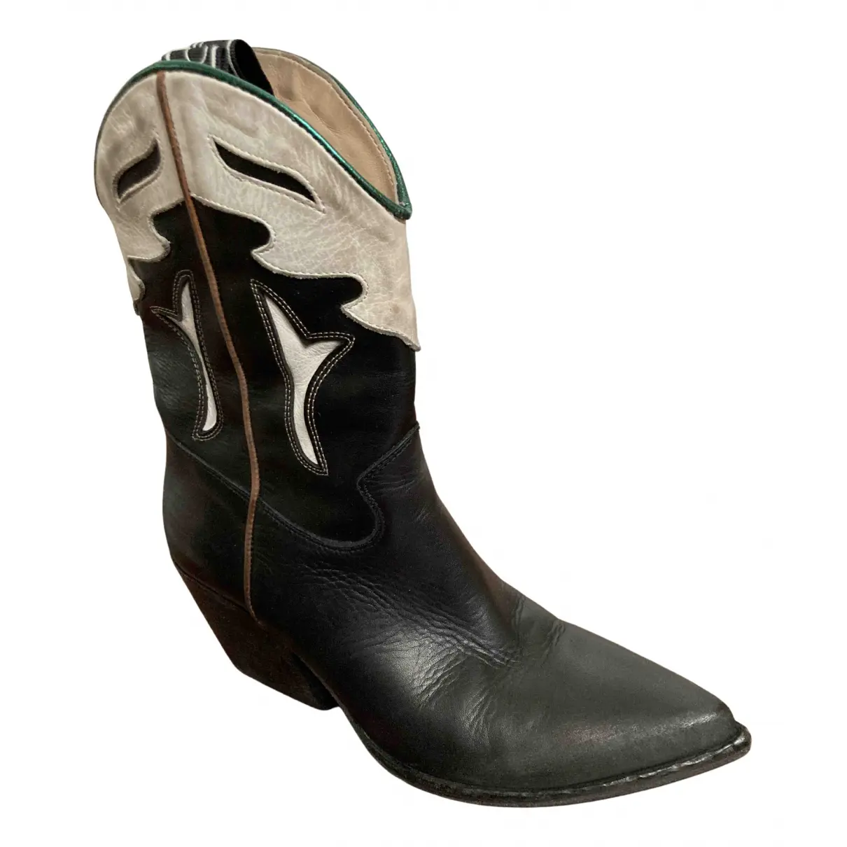 Leather western boots Elena Iachi