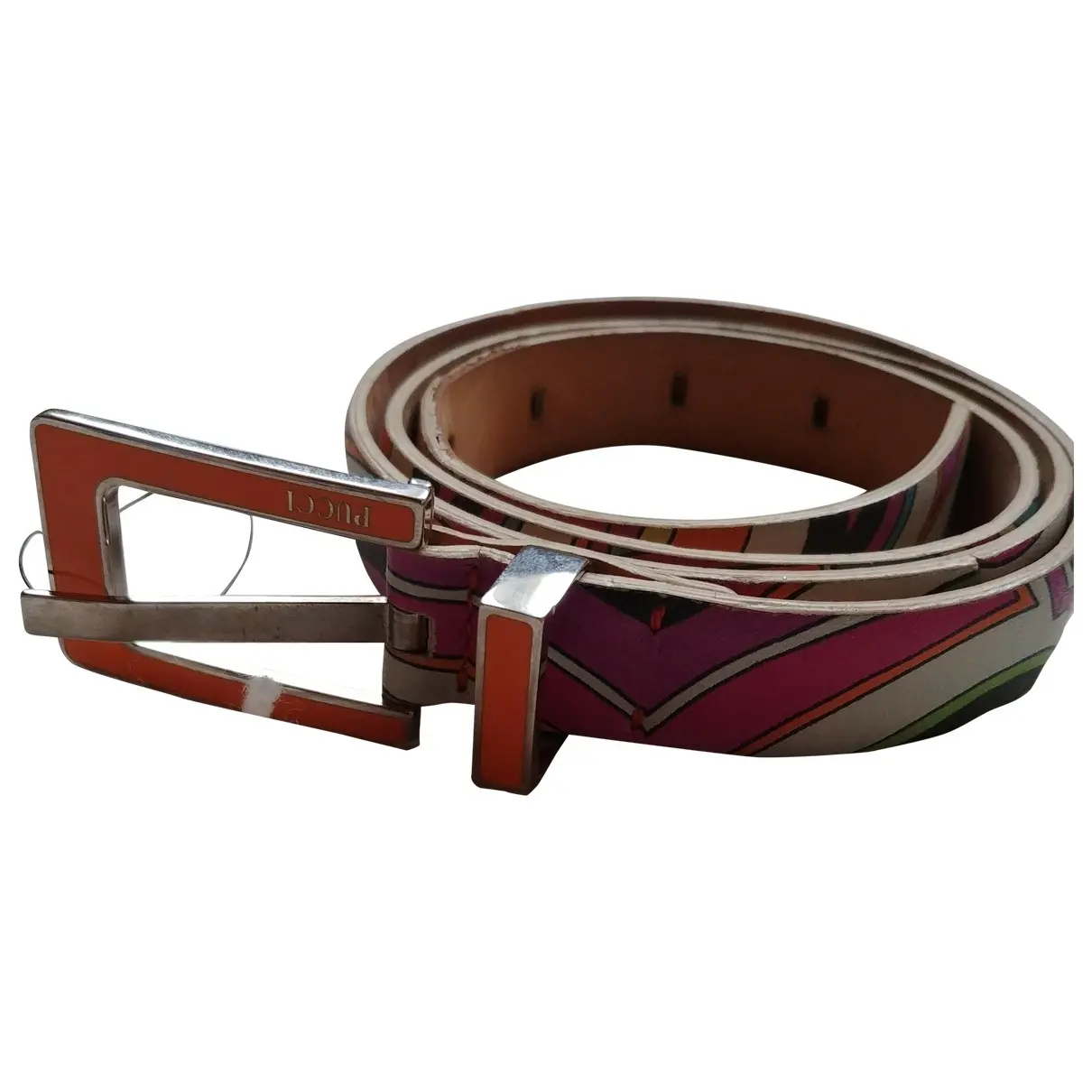 Leather belt Emilio Pucci
