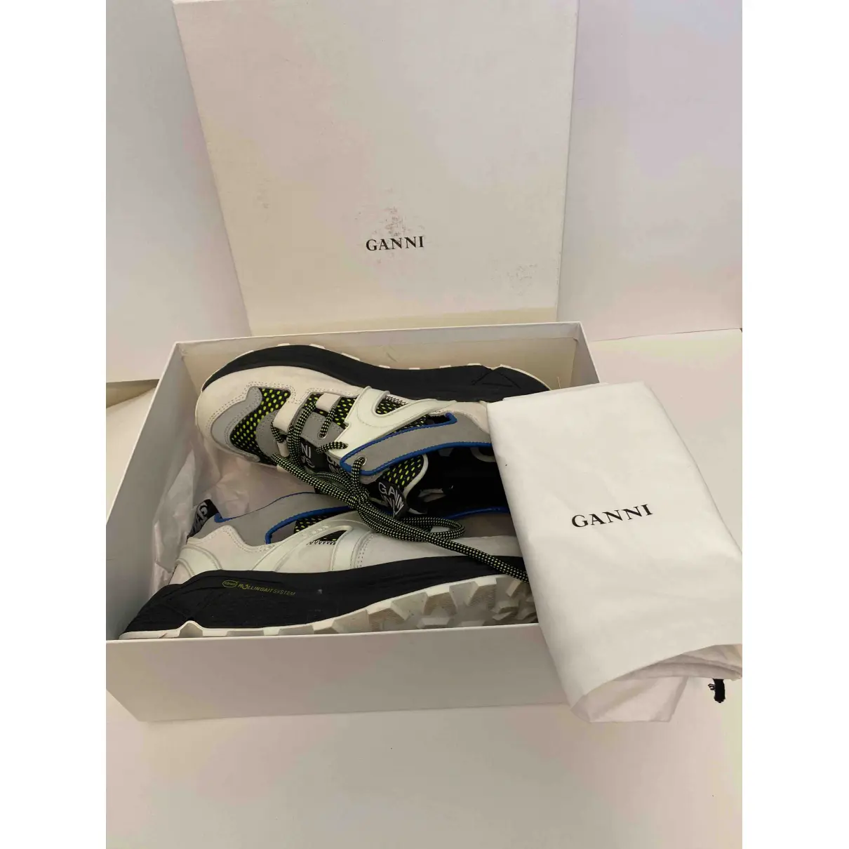 Fall Winter 2019 leather trainers Ganni