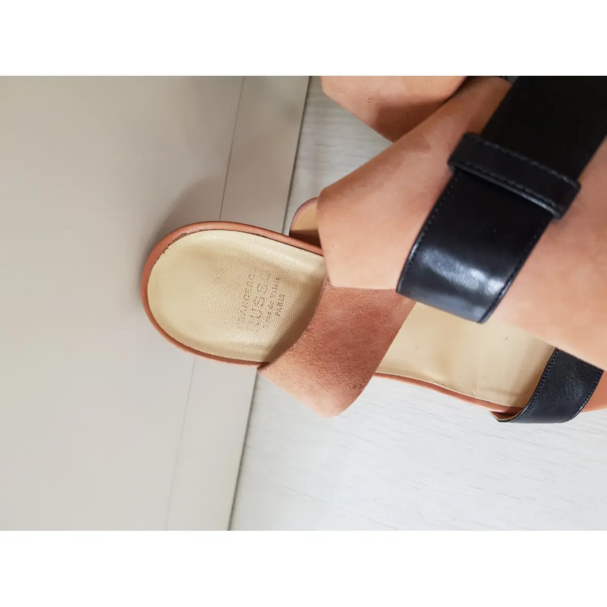 Leather sandal Francesco Russo