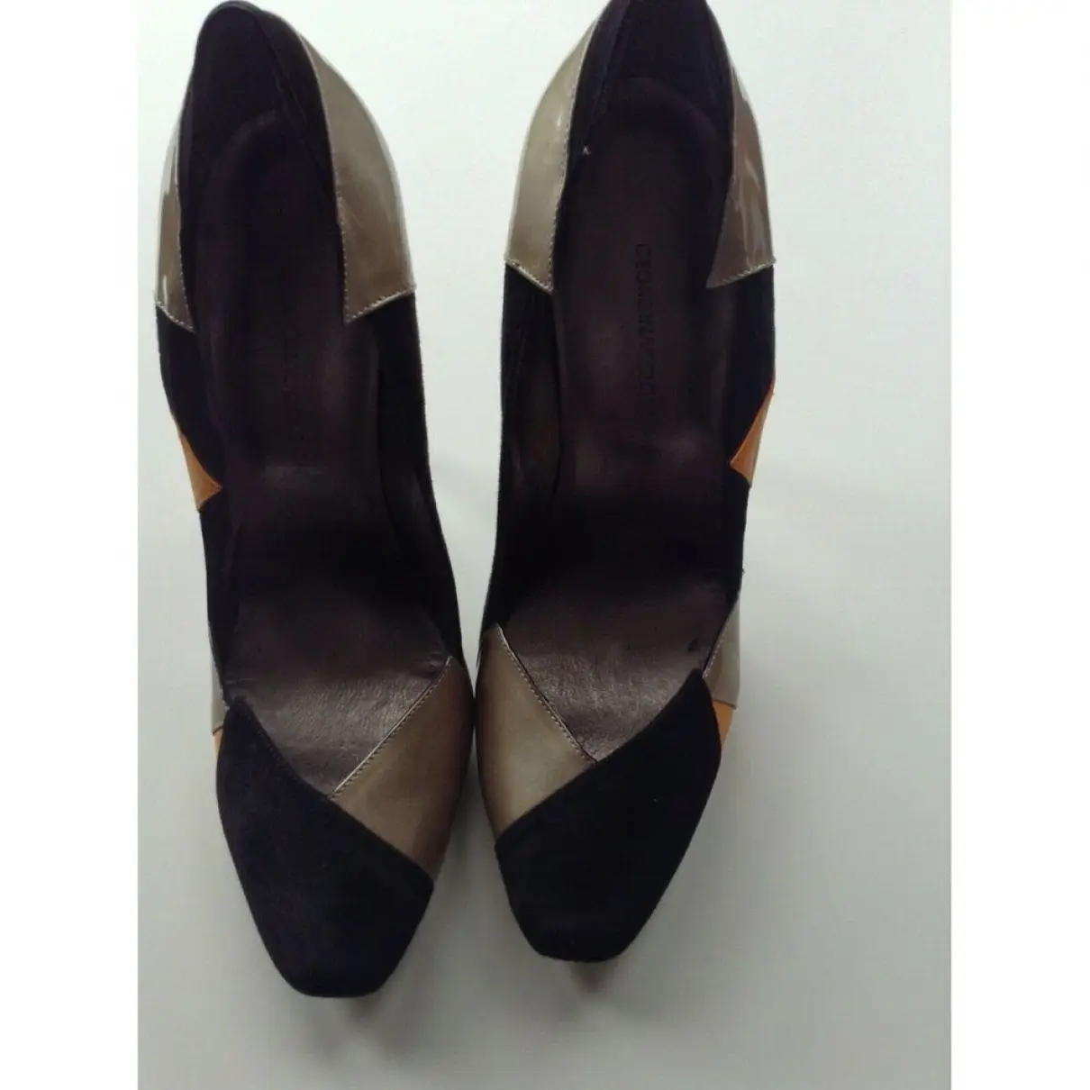 Leather heels Georgina Goodman