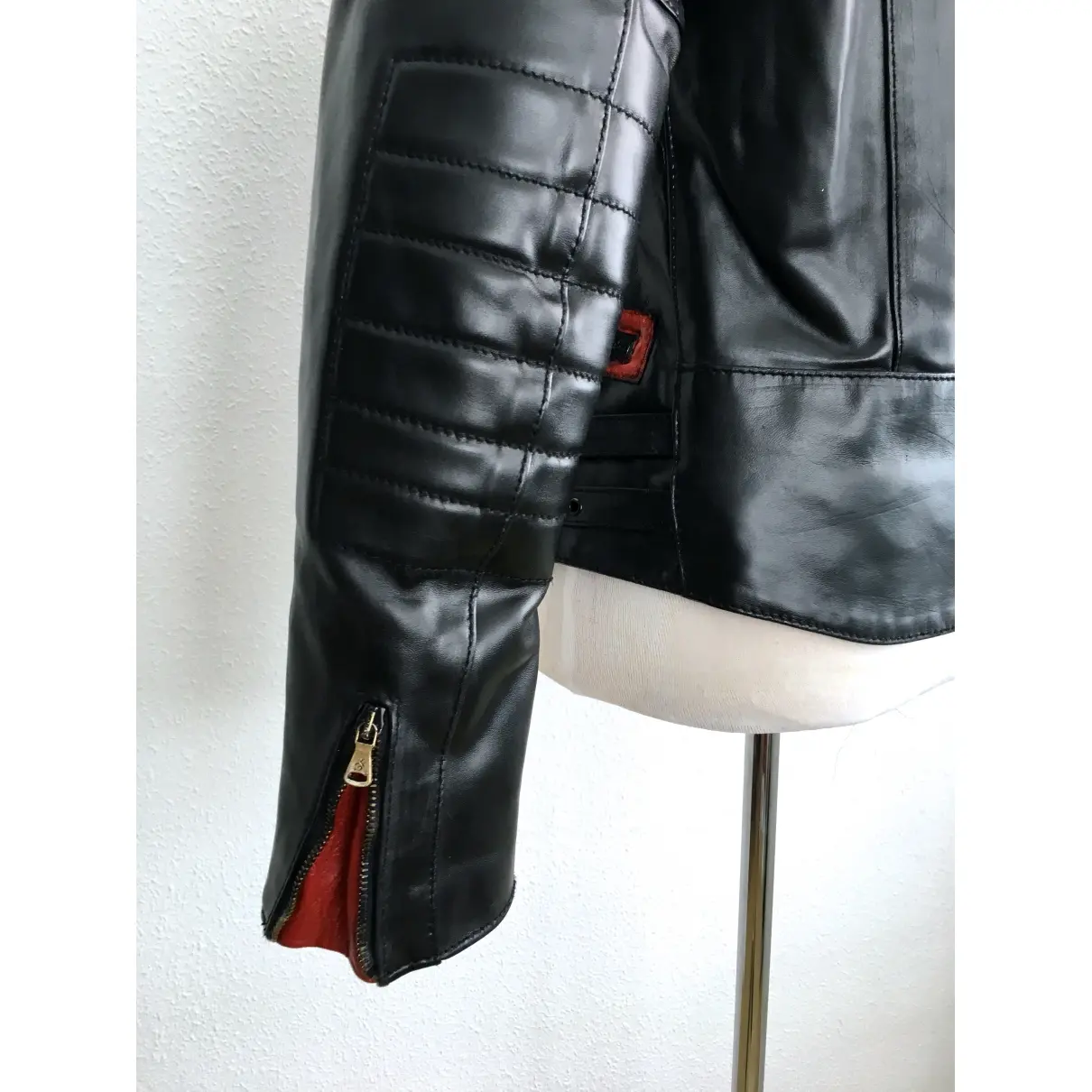 Gianfranco Ferré Leather biker jacket for sale