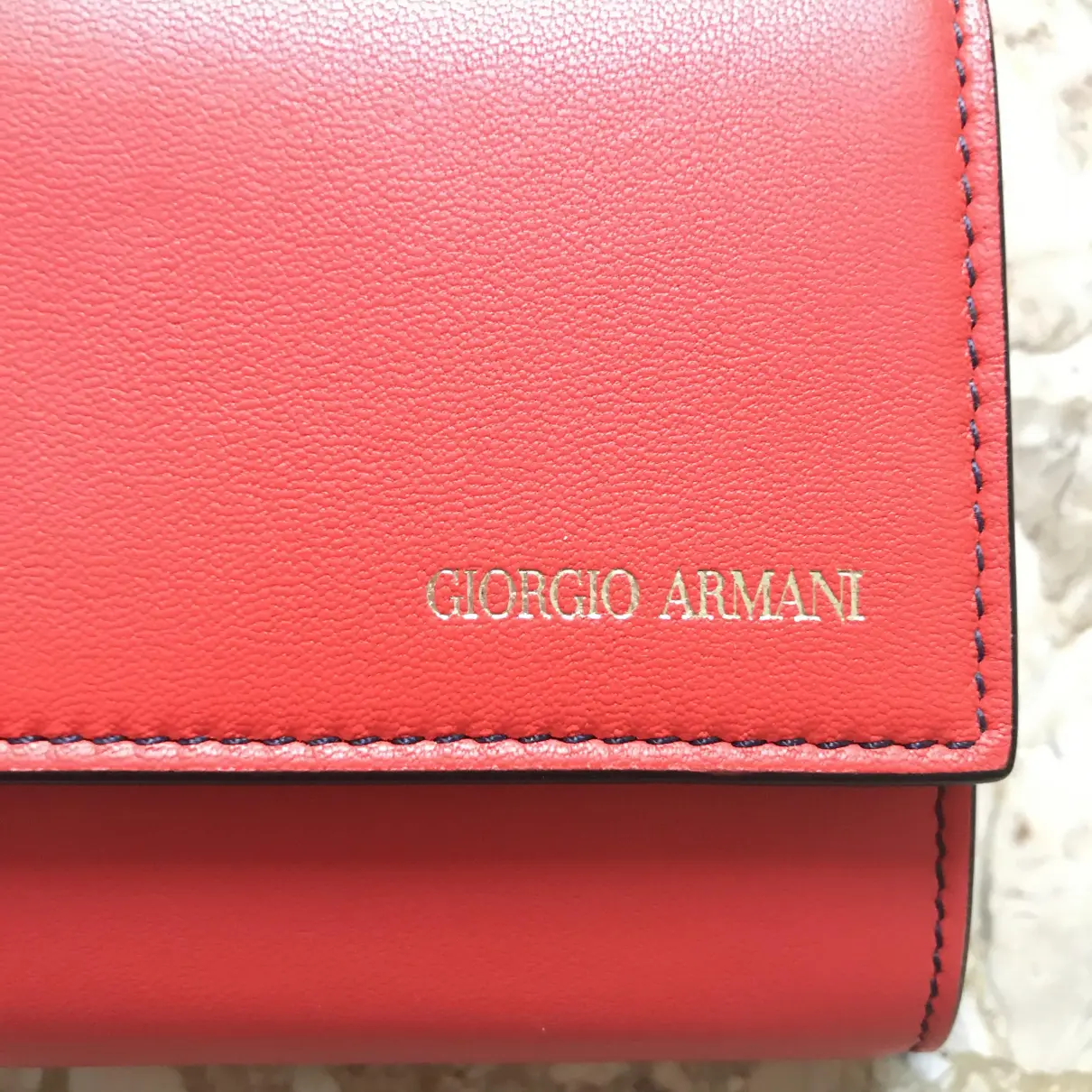 Leather wallet Giorgio Armani