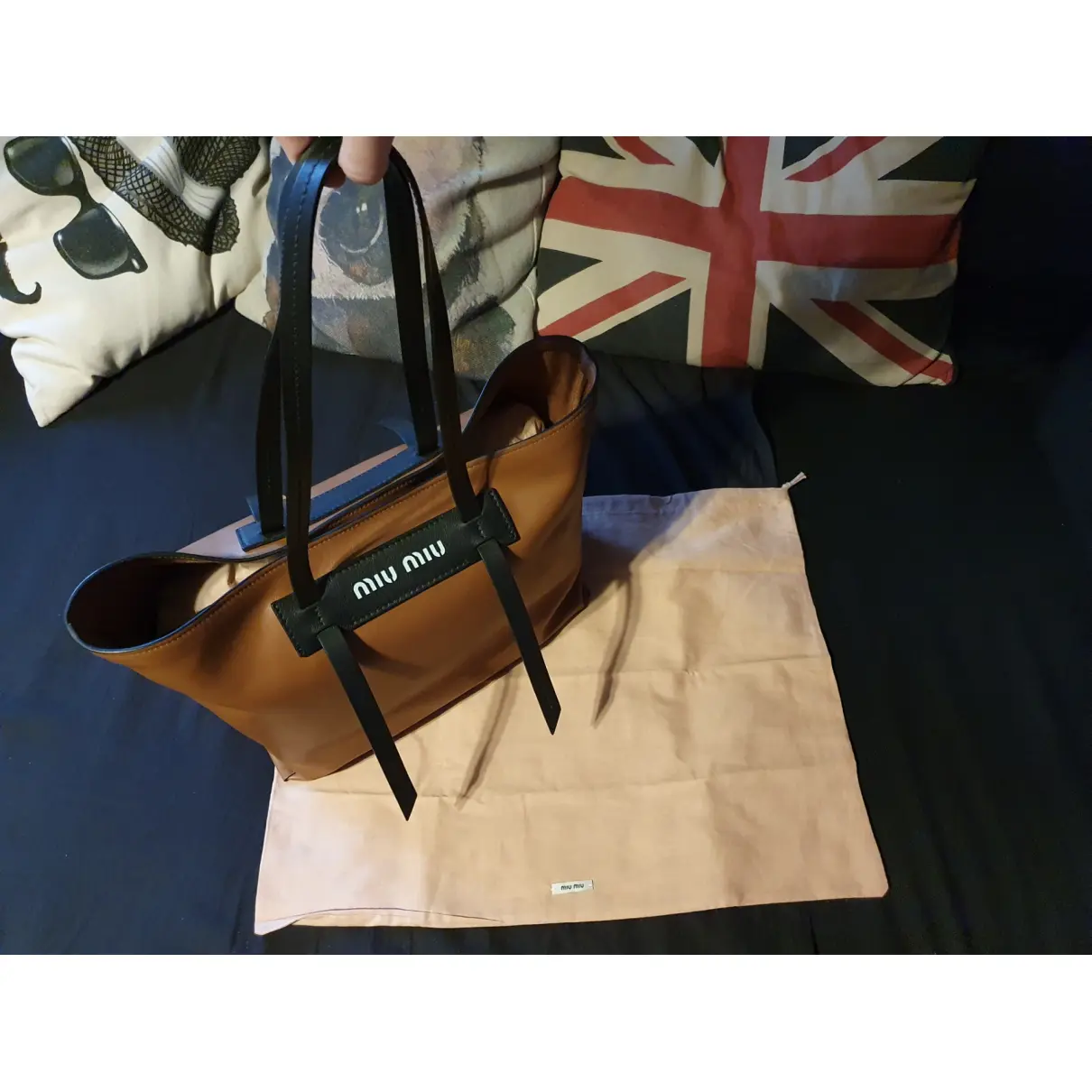 Buy Miu Miu Grace Lux leather handbag online