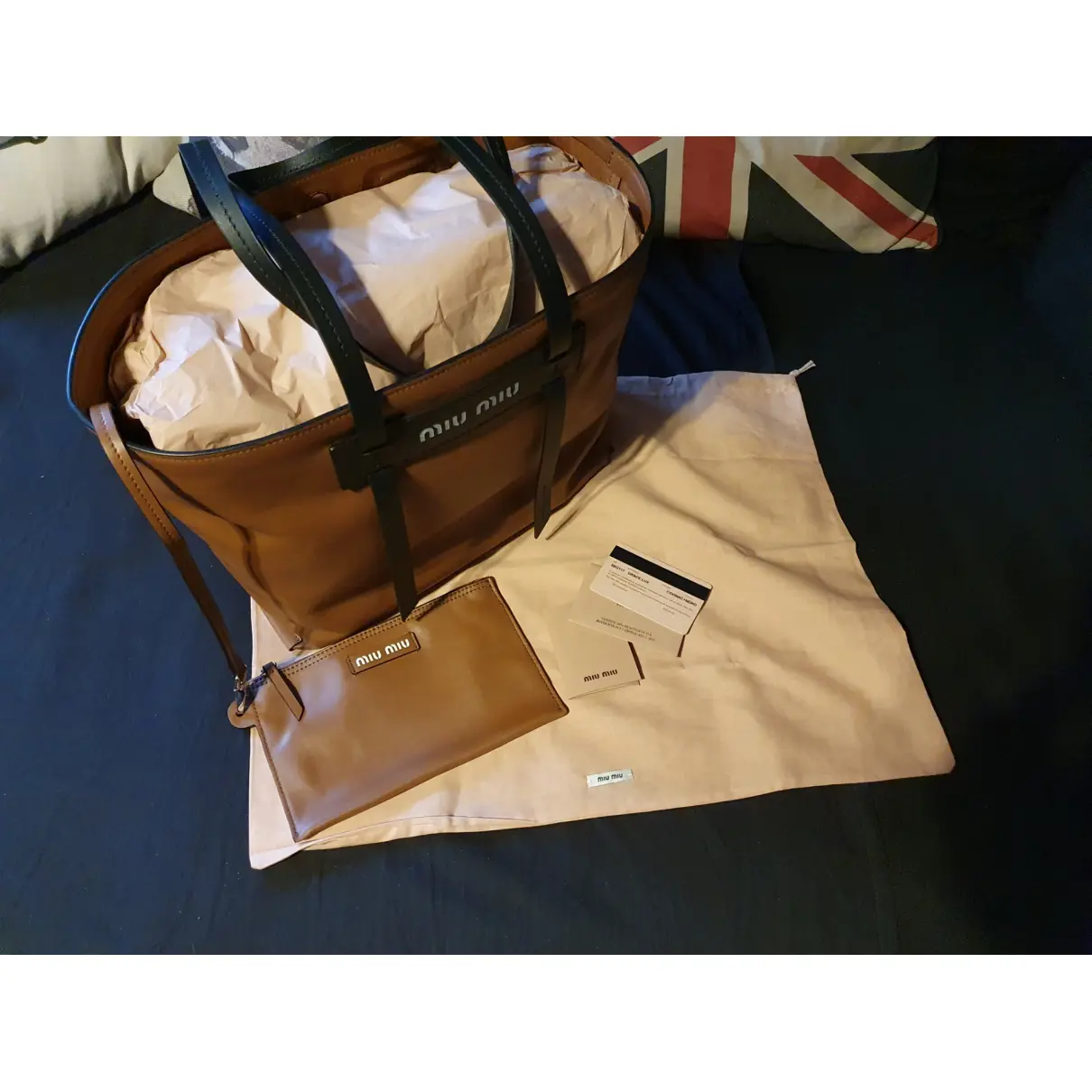 Grace Lux leather handbag Miu Miu