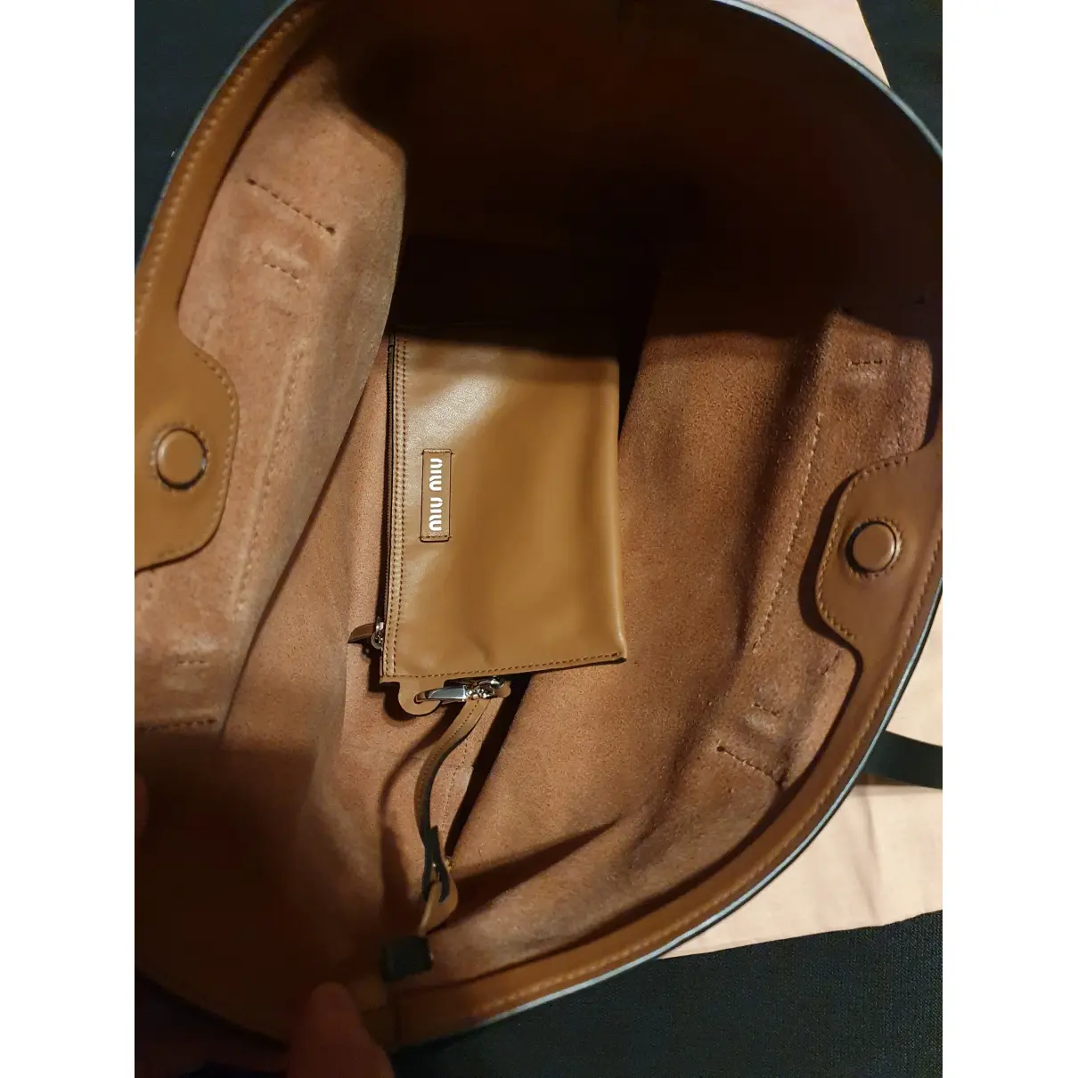 Grace Lux leather handbag Miu Miu