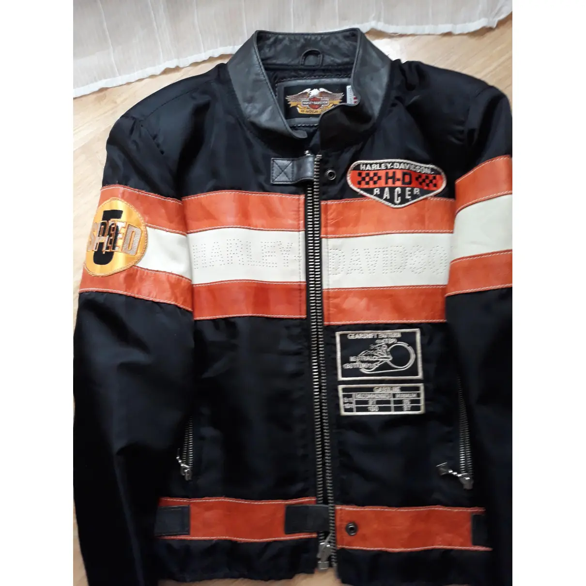 Leather biker jacket HARLEY DAVIDSON