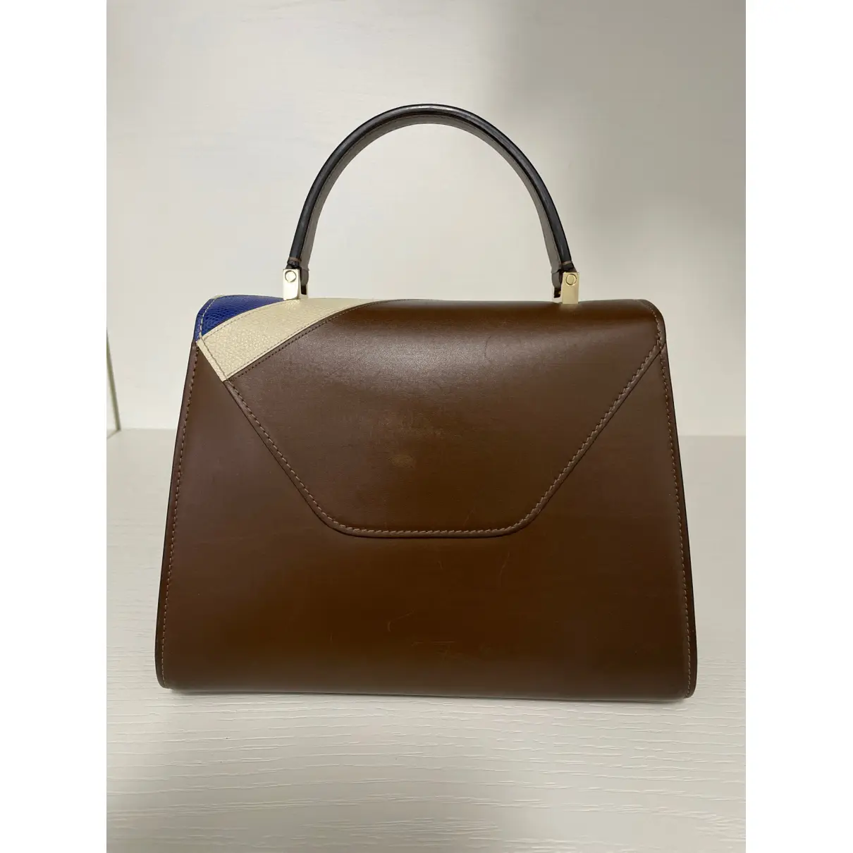 Buy Valextra Iside leather handbag online