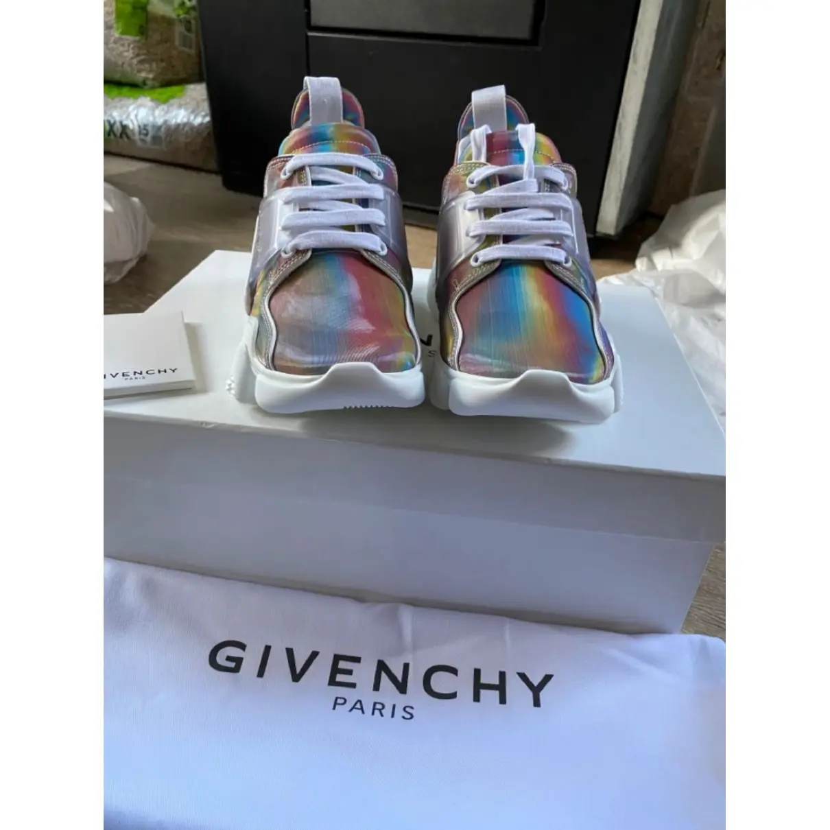 Jaw leather trainers Givenchy