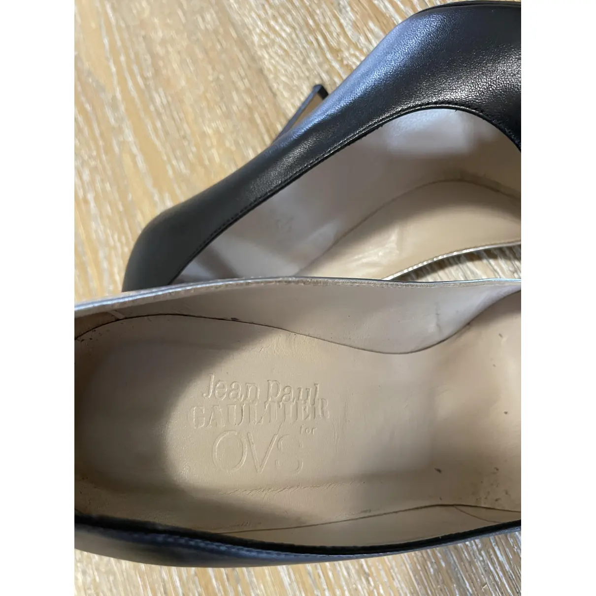 Leather heels Jean Paul Gaultier