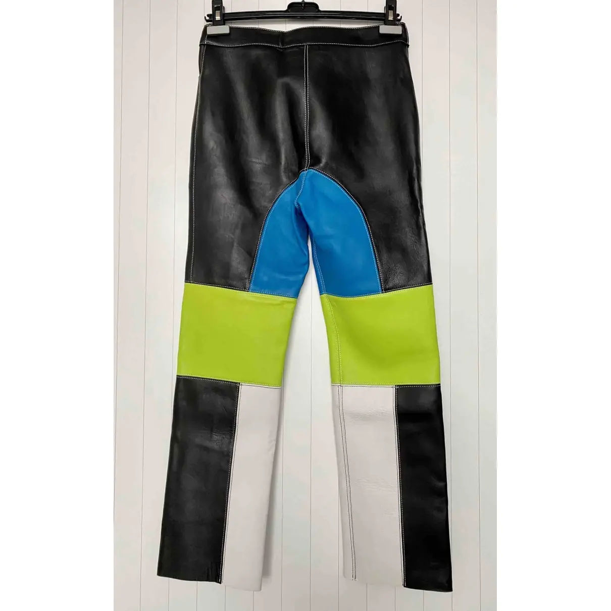 Buy Kirin Leather straight pants online