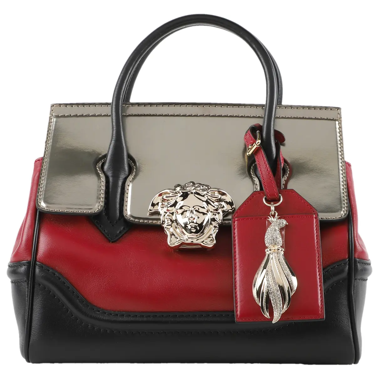 La Medusa leather handbag