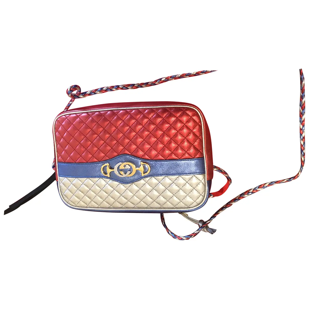 Laminated leather handbag Gucci