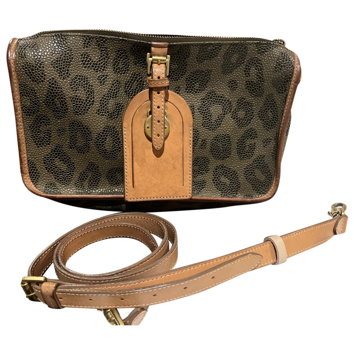 Leopard leather crossbody bag Mulberry