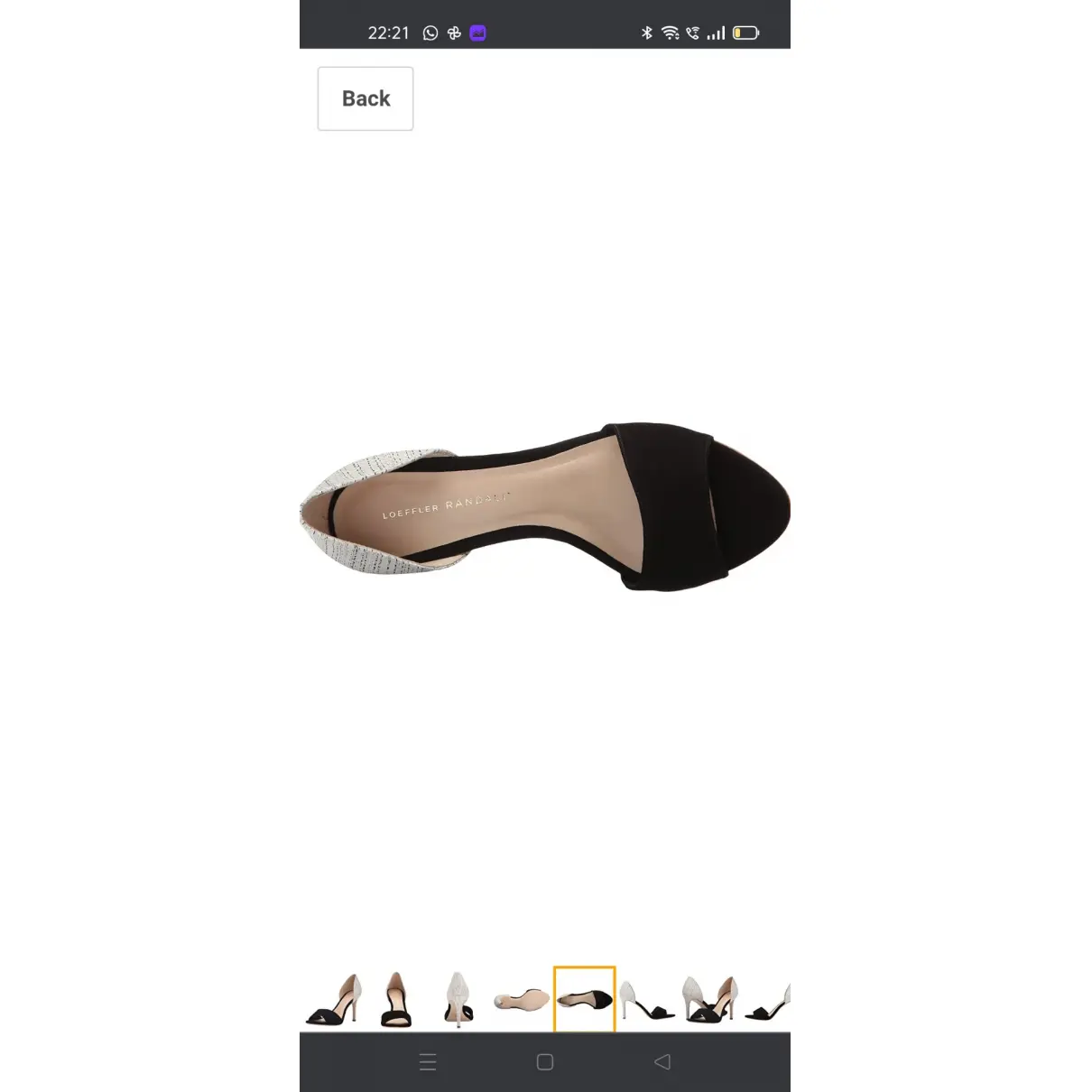 Buy Loeffler Randall Leather sandal online