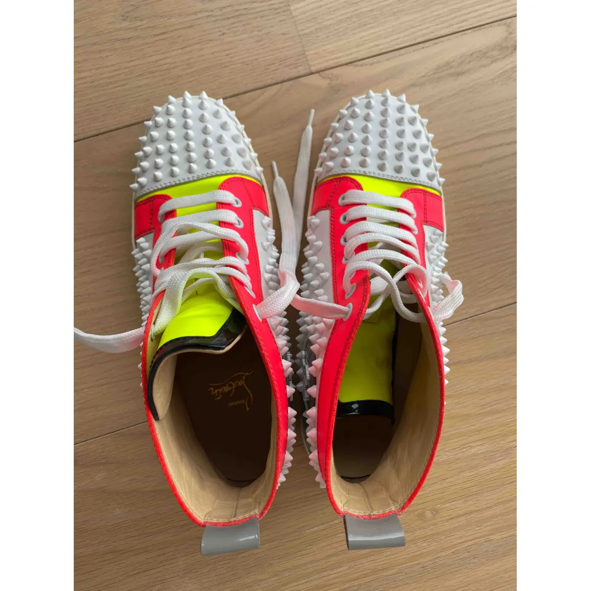 Buy Christian Louboutin Louis leather trainers online