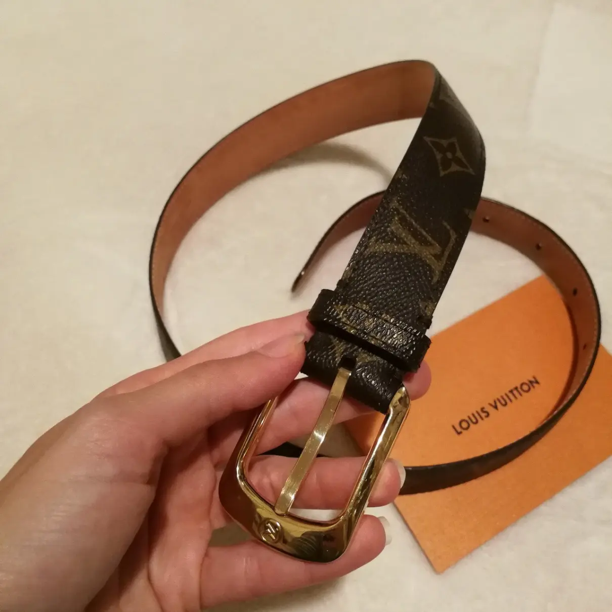 Leather belt Louis Vuitton