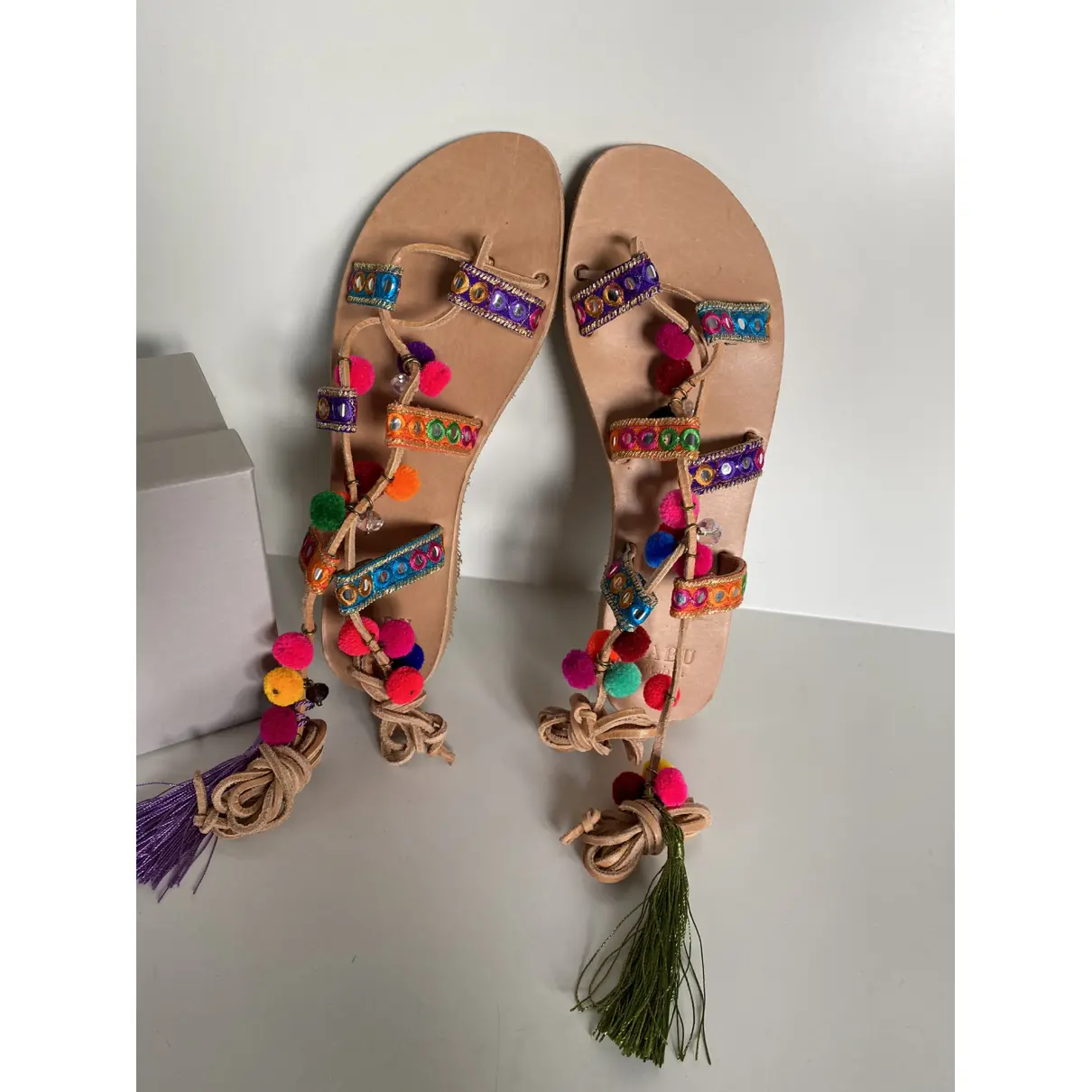 Buy Mabu by Maria Bk Leather sandal online